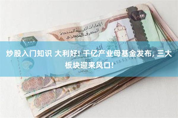 炒股入门知识 大利好! 千亿产业母基金发布, 三大板块迎来风口!